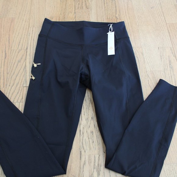 FIERCE + REGAL THE ZIPPERED LEGGING BLACK 6 $160 - Picture 3 of 7